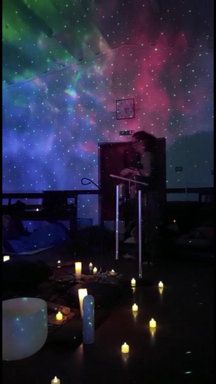 me in a sound bath